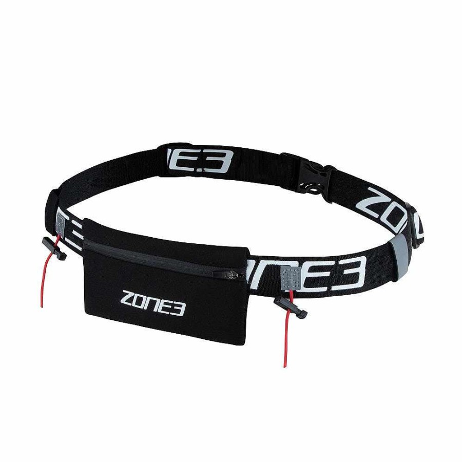 Women Zone3 Race Day | Endurance Number Belt With Neoprene Fuel Pouch And Energy Gel Storage