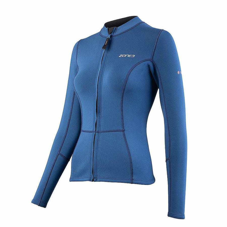 Women Zone3 Swimwear | Women'S Yulex Long Sleeve Top