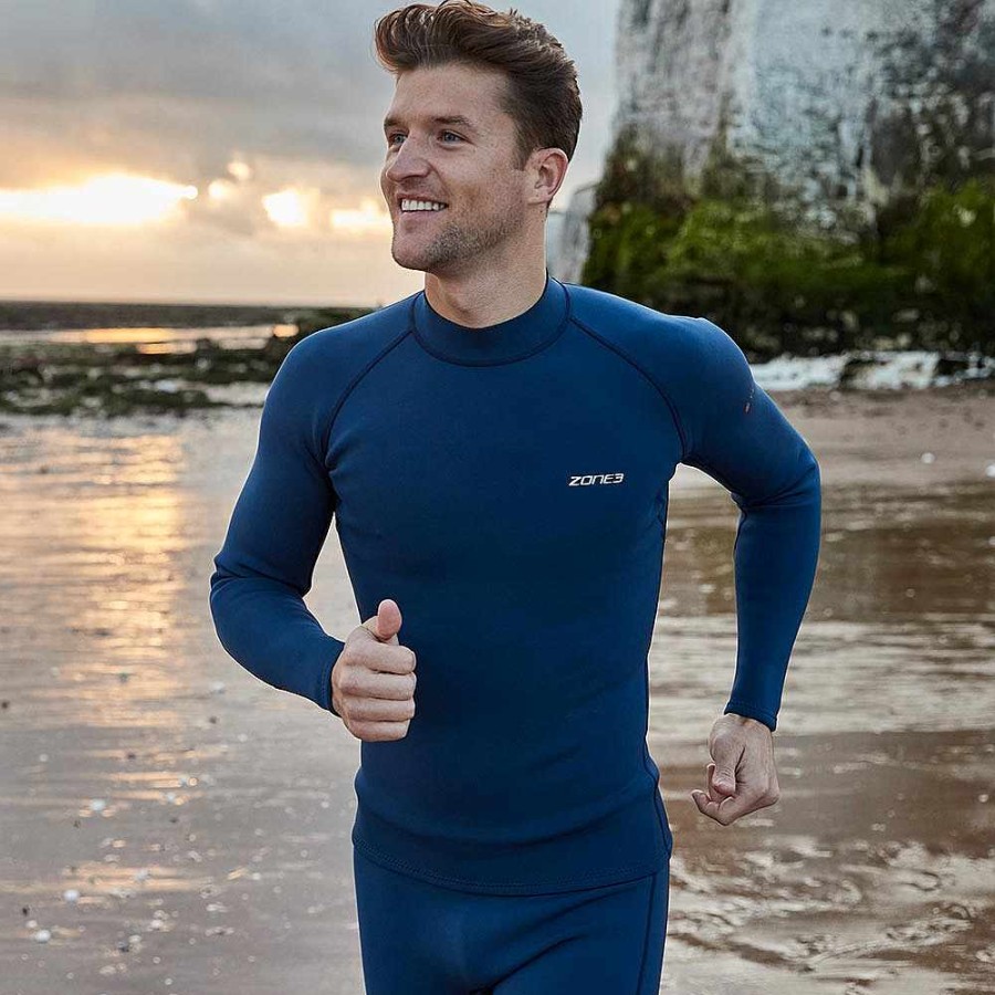 Men Zone3 Swimwear | Men'S Yulex Long Sleeve Top