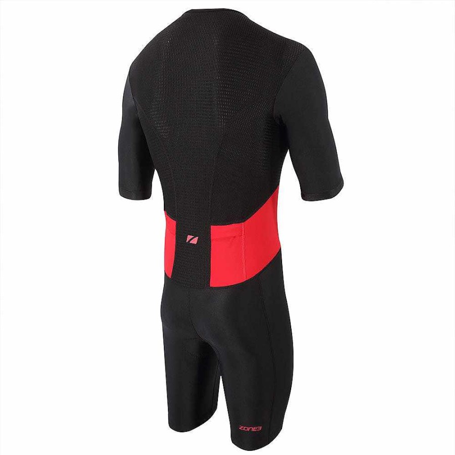 Men Zone3 Tri Suits | Activate Short Sleeve Full Zip Trisuit