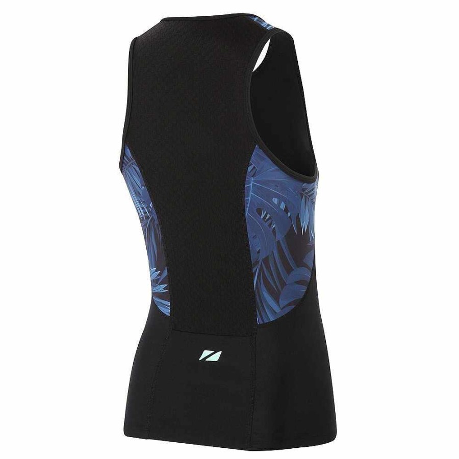 Women Zone3 Tri Separates | Activate+ Tropical Palm Sleeveless Tri Top