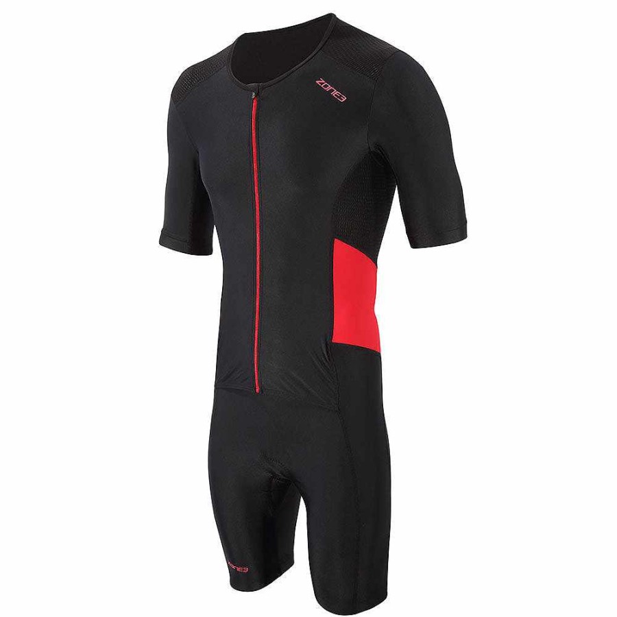 Men Zone3 Tri Suits | Activate Short Sleeve Full Zip Trisuit