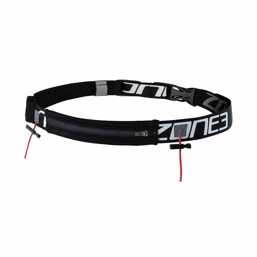 Women Zone3 Race Day | Endurance Number Belt With Lycra Fuel Pouch And Energy Gel Storage