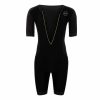 Last Change Zone3 | Aquaflo+ Short Sleeve Trisuit Black/Grey/Neon Green