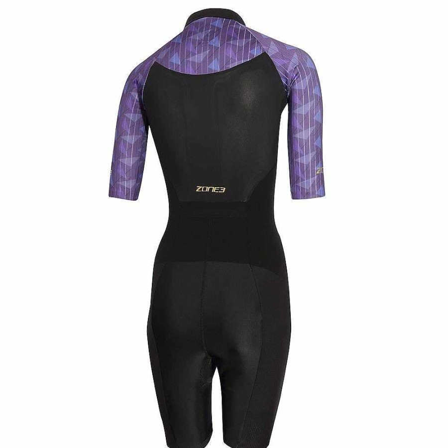 Last Change Zone3 | Lava Short Sleeve Trisuit Purple